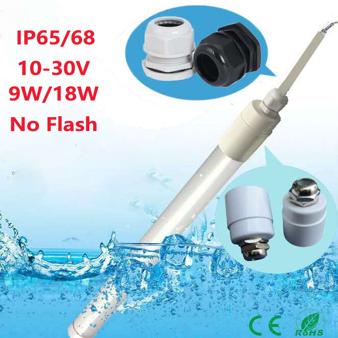 10-30V IP65/68 waterproof led tube lights