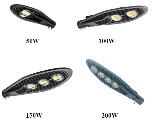 50W,100W,150W,200W BJ series LED street lights
